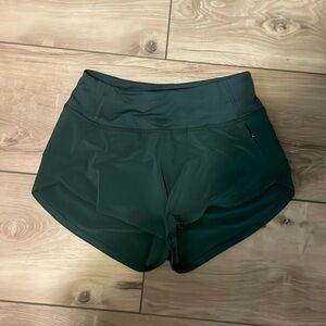 Outdoor voices forest green shorts, size XS